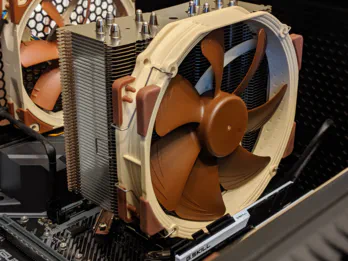Noctua NH-U14S CPU Cooler Installed
