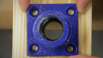 Roubo workbench leg-vise build.