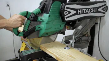 Roubo workbench leg-vise build.