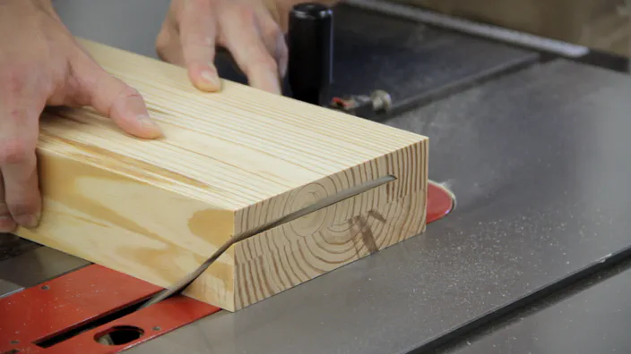 Roubo workbench leg-vise build.