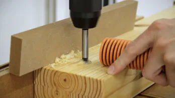 Roubo workbench leg-vise build.