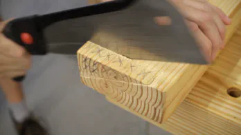 Roubo workbench leg-vise build.