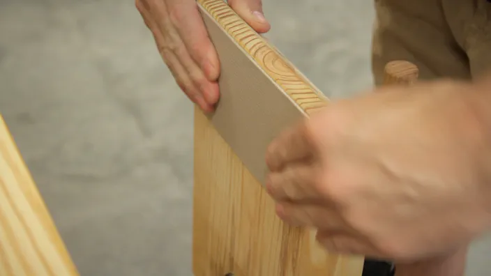 Roubo workbench leg-vise build.