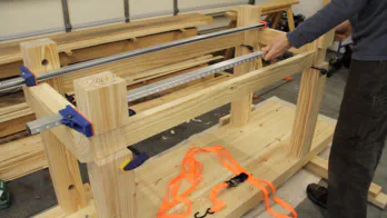 Roubo workbench build.