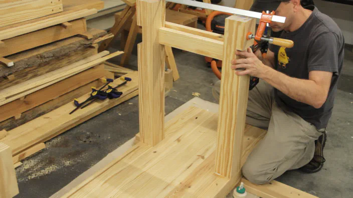 Roubo workbench build.