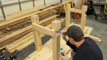 Roubo workbench build.