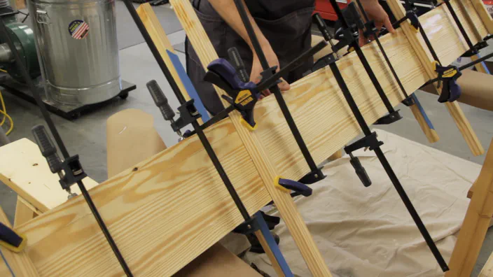 Roubo workbench build.