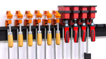 The final clamp rack.