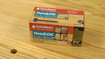 A box of lag screws.